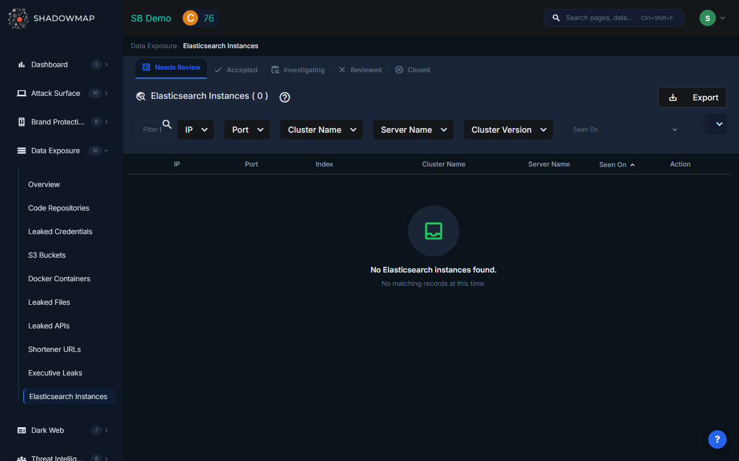 Elasticsearch Instances