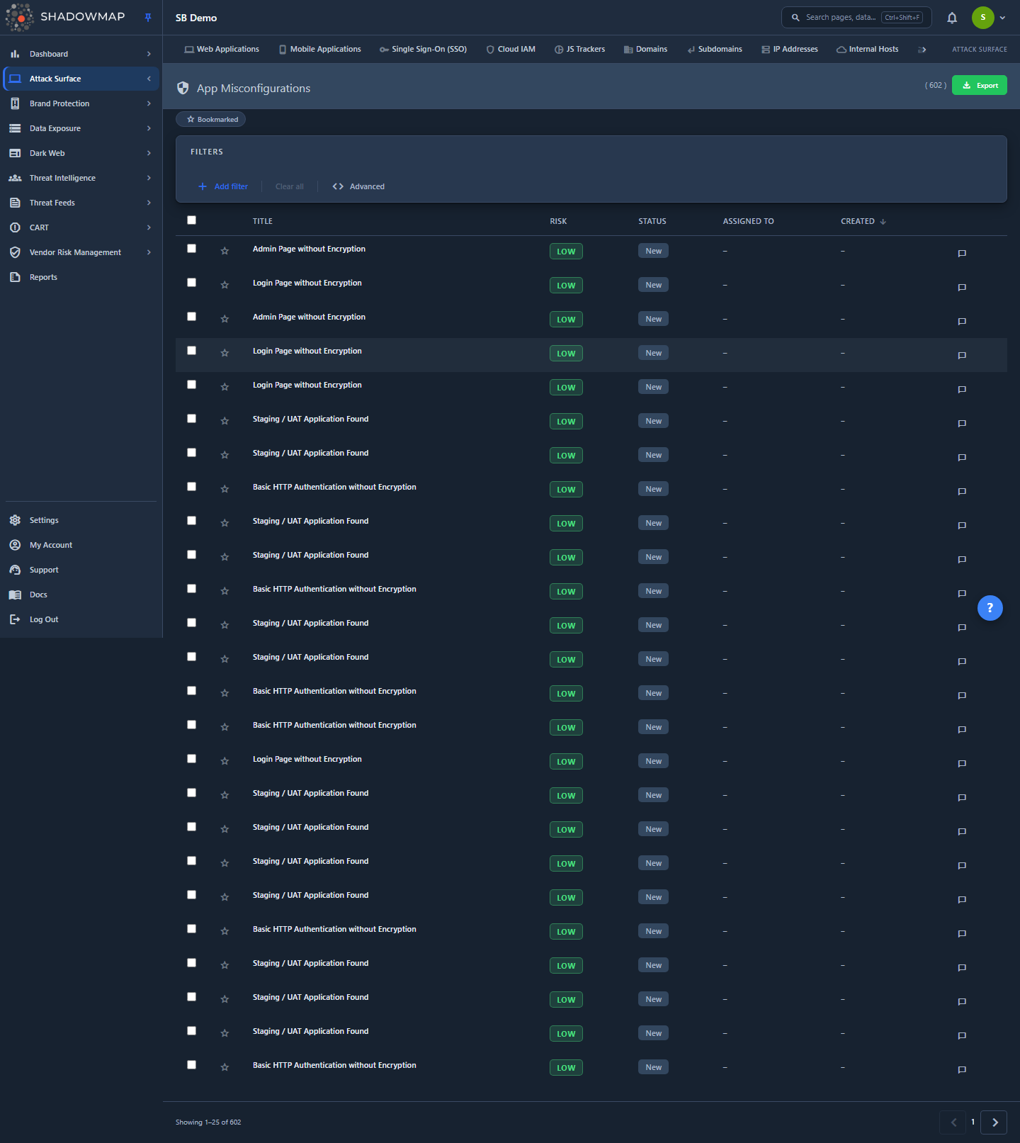 App Misconfigurations